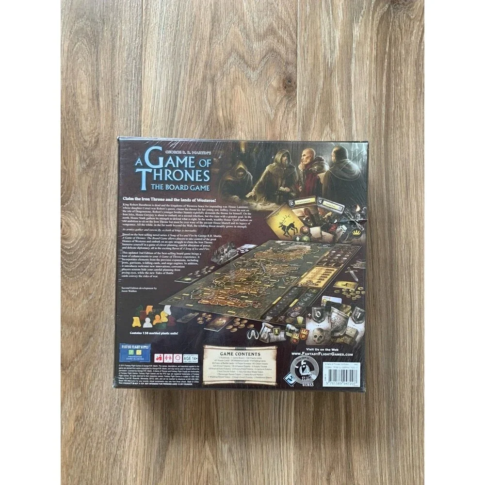 A Game of Thrones The Board Game 2nd Edition NEW NIB Sealed